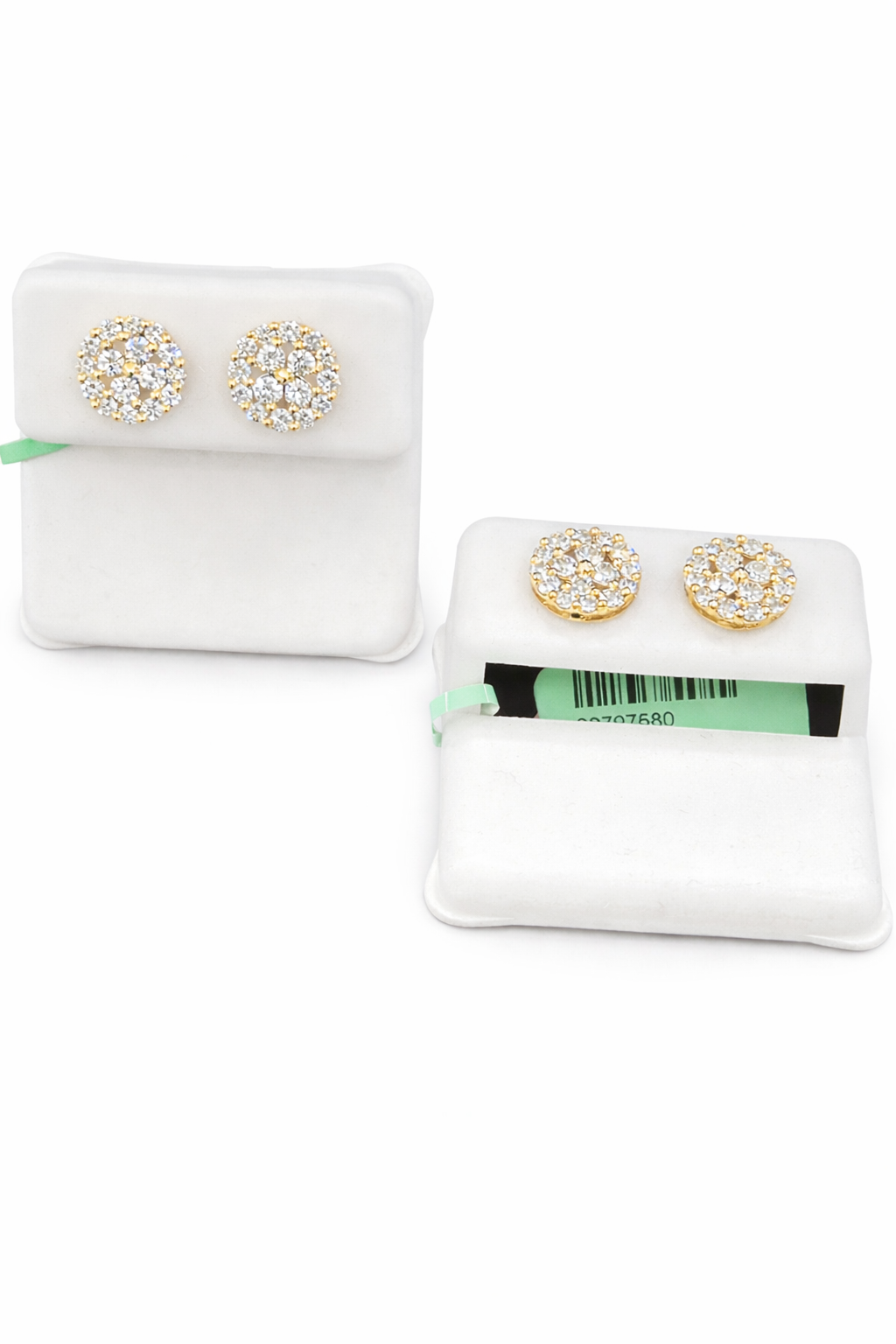 Diamond Glacier Stud Earrings