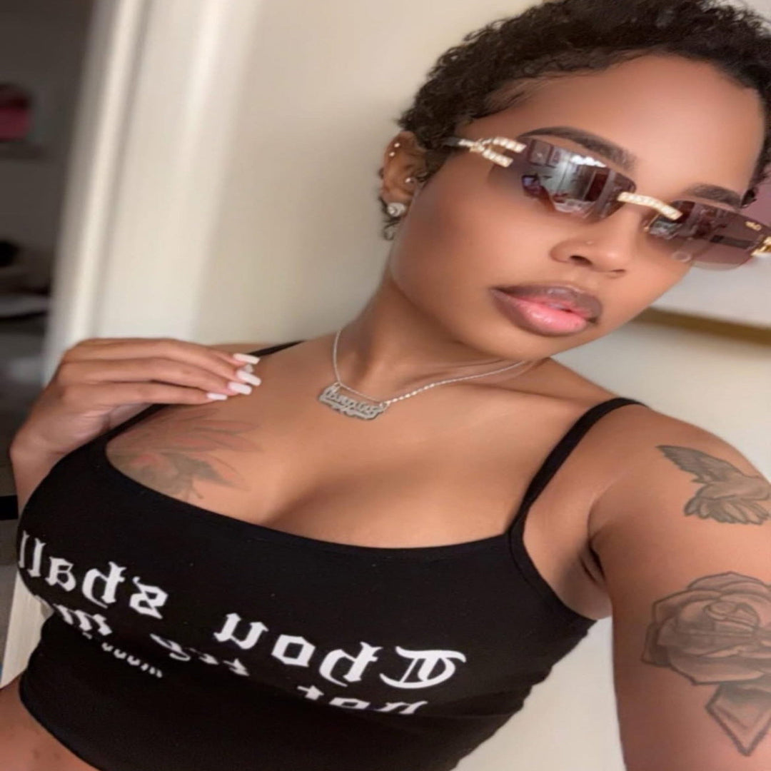 Double Nameplate Necklace