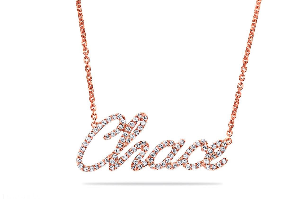 Z Jewelers Signature Name Necklace