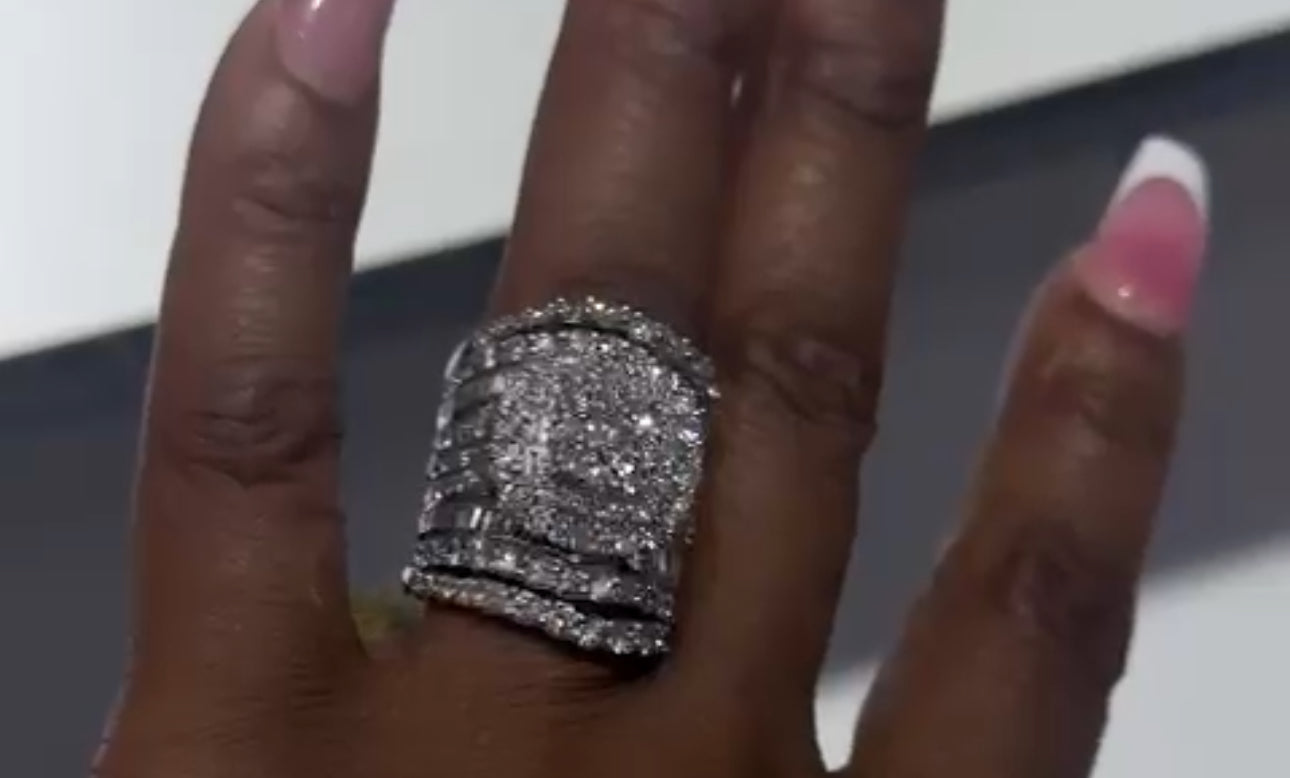 Viral Stacked Bridal Ring Set