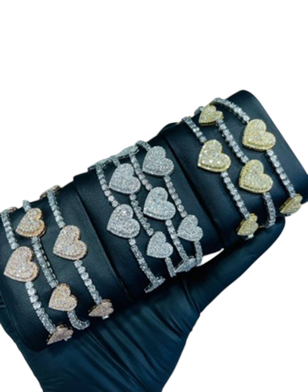 Pure Heart Tennis Bracelet